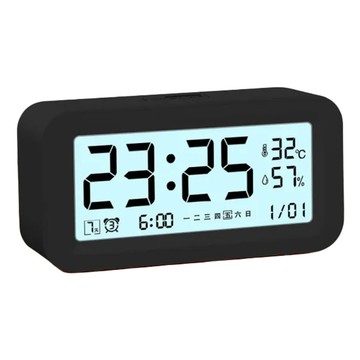 BeOK 起床神器！智能夜光桌面時鐘  黑色