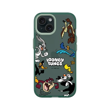 iPhone 15 Clear 憂墨綠 - 樂一通 Looney Tunes - 馬拉松