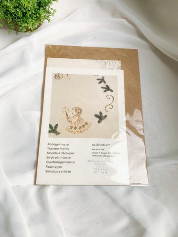 【好日戀物】德國帶回古老刺繡/十字繡圖面含紙型紙本收藏品