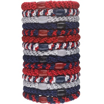 美國 L. Erickson 彈力髮圈-Cape Cod 粗款髮圈 分裝5入 不咬髮【南風百貨】