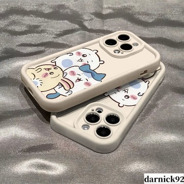 烏薩奇小八蘋果 iphone 16 15 14 13 12 11 7plus全包邊防摔保護殼 情侶款