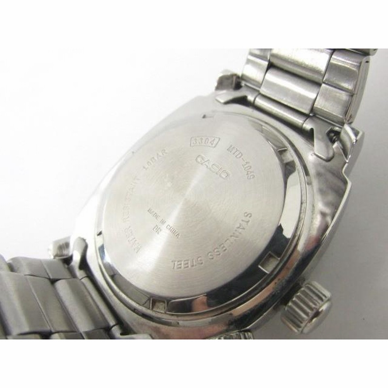 腕時計/ウォッチ》CASIO カシオ MTD-1049 クォーツ腕時計【中古