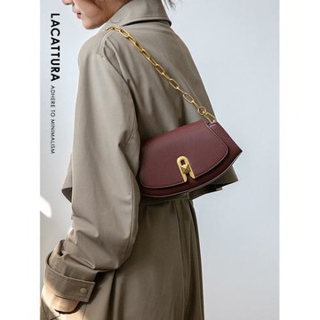 (免運)原創小眾設計感包包女2026新款腋下包高級感復古法棍單肩斜挎小包