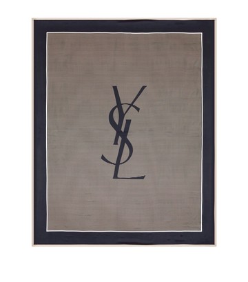 Saint Laurent Silk Printed Stole