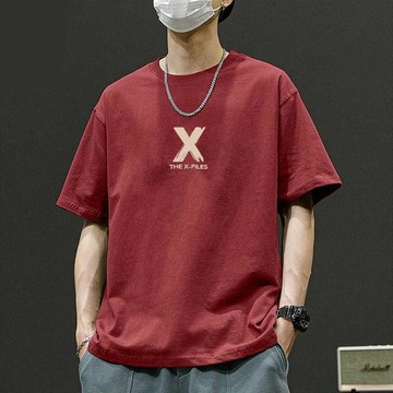 帥氣潮流新款男士短袖t恤半袖體恤衫簡約2026夏季薄款英文美式ins