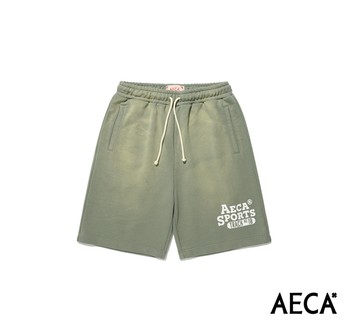 AECA White Washed Cut-Off Hem Sweat Shorts水洗短褲(兩色)