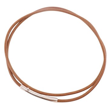 【日本直送】愛馬仕 HERMES 皮帶 雙圈 design 皮革×金屬製 棕色 女仕【二手品】