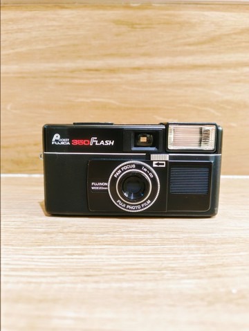 【110底片相機】七成新 間諜機  Fujica Pocket 350 Flash 底片