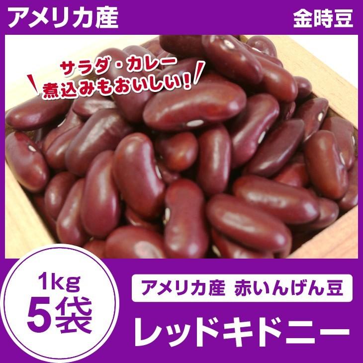 外国産（アメリカ） レッドキドニー5kg（1kg×5袋）