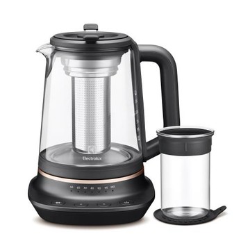 【Electrolux伊萊克斯】1.7公升玻璃智能溫控電茶壺 E7GK1-73BP