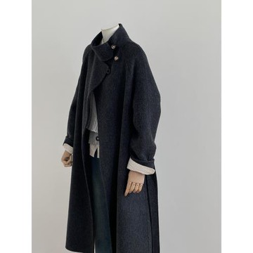 高級感超好看雙面羊絨羊毛大衣秋冬女中長款氣質2025爆款毛呢外套