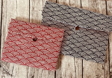 英國製作 日式和風波浪  筆電包電腦保護套 書套 客製尺寸