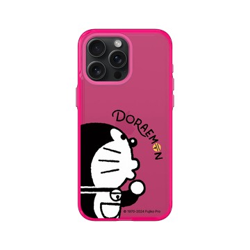 iPhone 15 Pro Max Clear 粉漾桃 - 哆啦A夢 Doraemon - 哆啦A夢黑白款