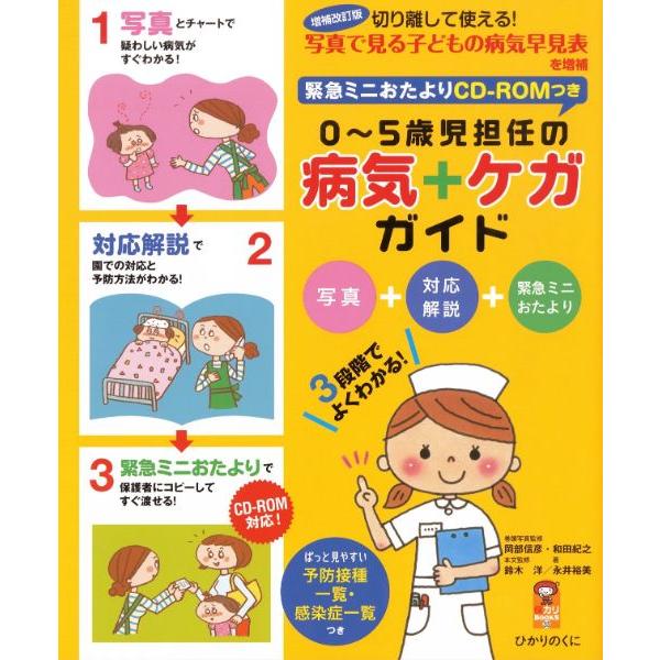 増補改訂版緊急ミニおたよりCD ROMつき0~5歳児担任の病気・ケガガイド ひかりのくに