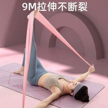 瑜伽拉伸彈力帶女瘦身背部帶開健身開肩力量舞蹈訓練拉力減肥阻力 NIHI