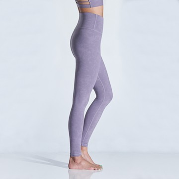 絕版品▸運動長褲高腰九分迷染輕磅款-迷紫VCstyle3615113