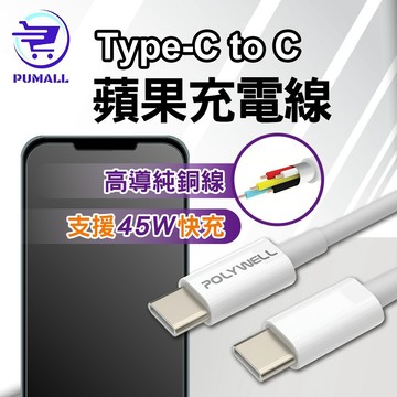【在台🇹🇼現貨】蘋果充電線 Type-c to type-c充電線 充電線iphone 快充線 type c 傳輸線