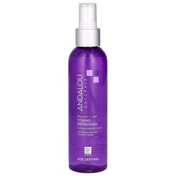 Andalou Naturals, 皮膚保溼調理水，花 + 葉，6 液量盎司（178 毫升）