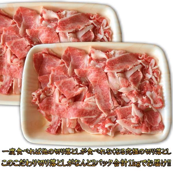 送料無料 肉 和牛 牛肉 焼肉 最上級国産黒毛和牛 A4A5等級のみ贅沢な霜降り切り落とし1ｋｇ お取り寄せ 福島牛