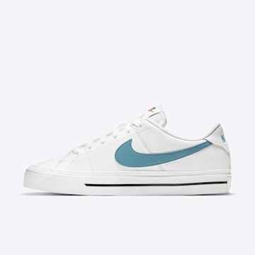 Nike Court Legacy [CU4150-104] 男 運動休閒鞋 板鞋 基本款 舒適 穿搭 白 藍綠