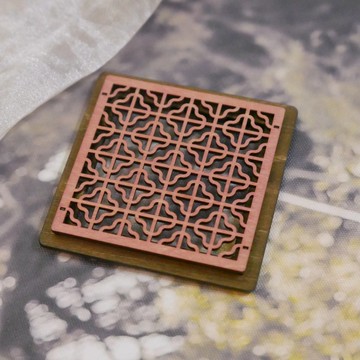 鐵窗花磁鐵 (梅紅粉)