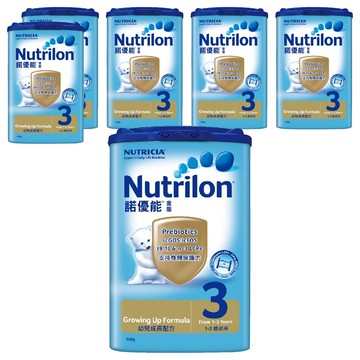 Nutrilon 諾優能 金版幼兒成長配方 3號 1~3歲  900g  6罐
