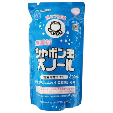 Shabon 液態洗衣石鹼 800ml 無添加 肌膚呵護洗衣  1包