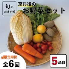 2024年1月発送開始『定期便』旬のお野菜おまかせ5種セット(1～2人)全6回