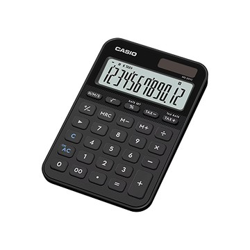 卡西歐CASIO迷你繽紛糖果計算機/MS-20YC-BK/黑色