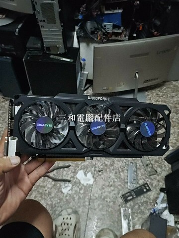 技嘉GV-N760OC-2GD GT760 2G顯示卡 6+8P供電 三風扇 實物圖 測試完好【三和電腦配件店】