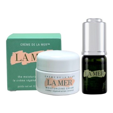 LA MER 經典乳霜7mlx1+彈力眼部精萃5mlx1(航空版)(體驗瓶)