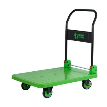 免運/公司貨 小推車 烏龜車 平板車 好意推平板車手推車塑料折疊大號拉貨搬運車四輪小拖車靜音好易推 可開發票 全館八折 工廠現貨直銷 新品特價 h1096