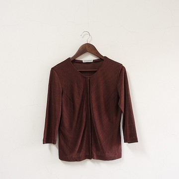 │Slowly│ 咖啡/古著上衣/日本製 │vintage.復古.文藝