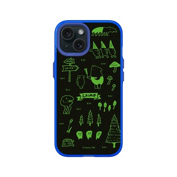 iPhone 15 Clear 激光藍 - 馬來貘 Laimo - LAIMO的魔幻森林_黑夜