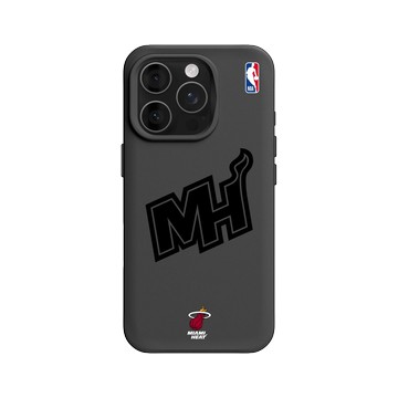 iPhone 16 Pro SolidX 黑 - NBA - B&W-邁阿密熱火 Miami Heat B&W - Light