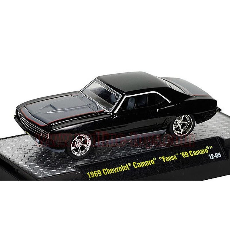 アメ車ミニカー M2 CHIP FOOSE#2w/CASE 1969 シボレー カマロ ブラック