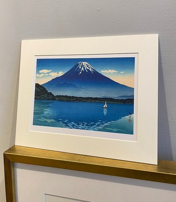 本店獨立印製土屋光逸浮世繪版畫 - 富士山精美插畫