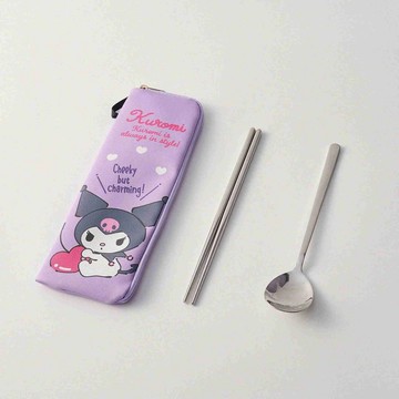 Hello Kitty 三麗鷗系列簡易餐具組-兩入組