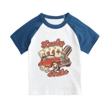 Baby童衣 設計圖T插肩上衣 66251