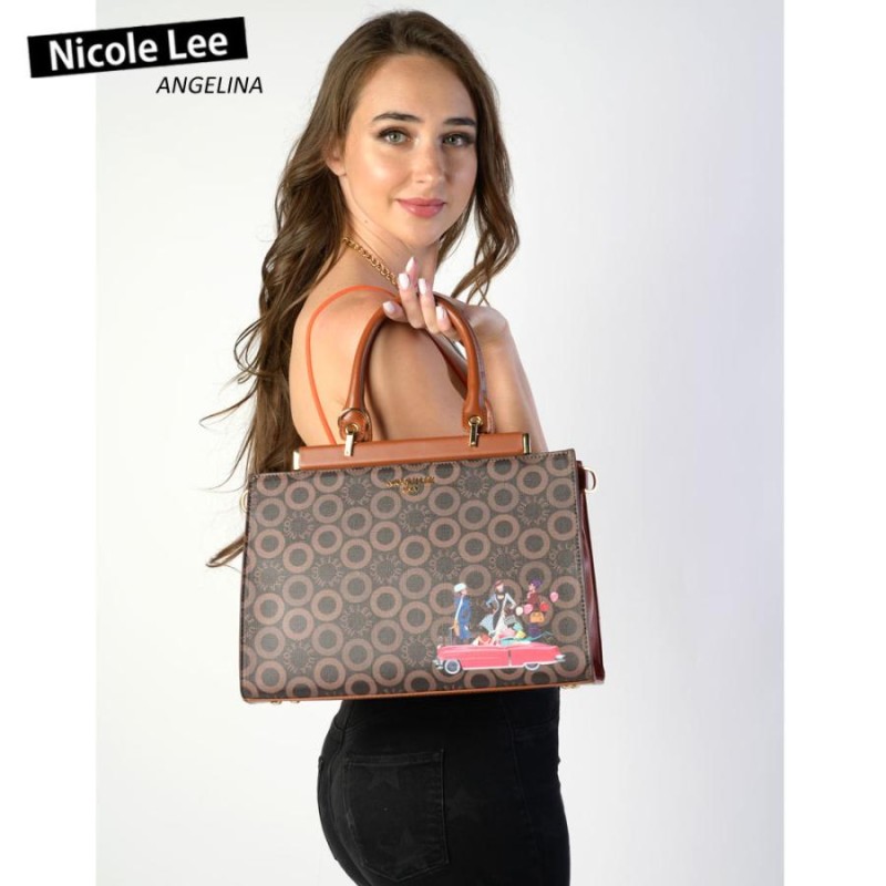 数量限定！NICOLE LEE ニコールリー SW16301 SMALL WORLD BROWN BLACK ...