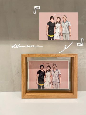 【加購】 相框 ''人像似顏繪加購''