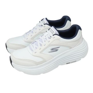 Skechers 慢跑鞋 Max Cushioning Endeavour 男鞋 白 厚底 運動鞋 220623WNV