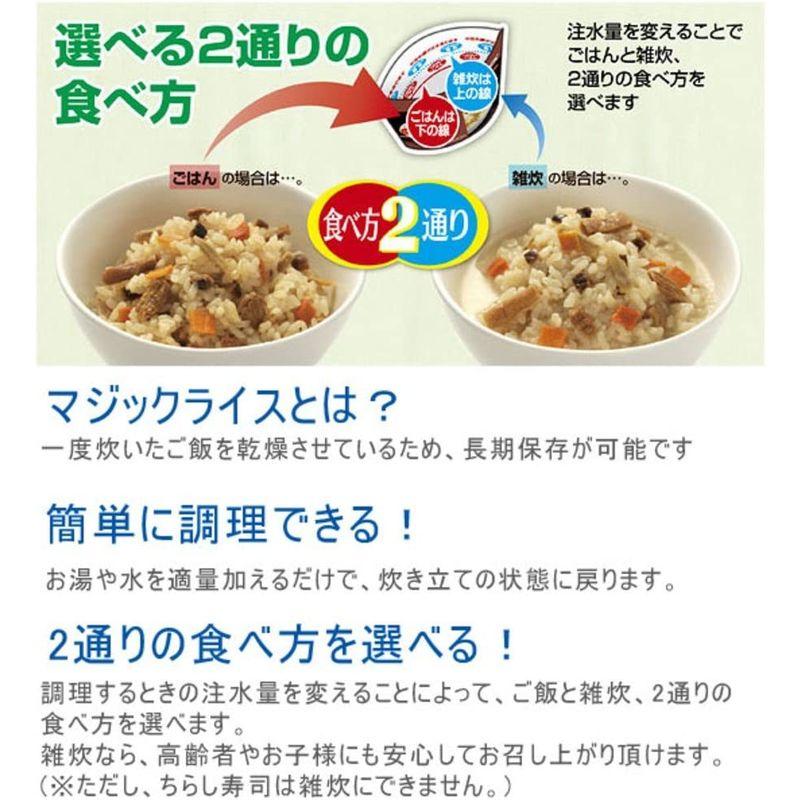 サタケ マジックライス 保存食 非常食 備蓄用食品 5年間長期保存可能 ドライカレー 100g×50食 日本製