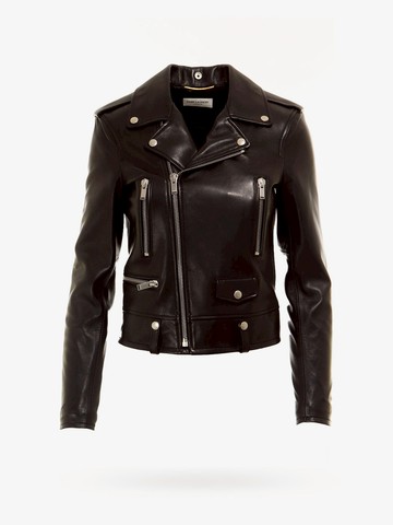 Leather jacket - SAINT LAURENT - gender_Woman