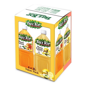 【現貨】TREE TOP 果茶組合2公升X 4瓶裝