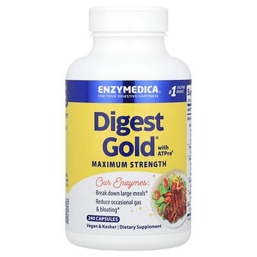 Enzymedica, Digest Gold（含 ATPro），240 粒