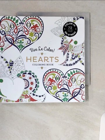 【書寶二手書T1／藝術_VBH】Vive Le Color! Hearts Coloring Book_Abrams Noterie (COR)