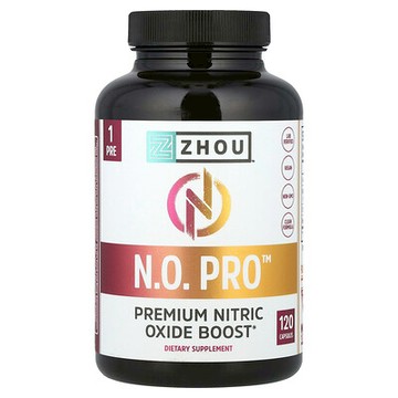 Zhou Nutrition, N.O.Pro™，優質優質一氧化氮補劑,，120 粒膠囊