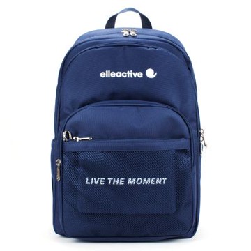 【ELLE Active】活力隨行系列-後背包-大-深藍色