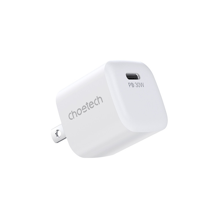 Choetech 氮化鎵GaN (PD5007) PD 30W快充充電器｜啟動iPhone 真·快充